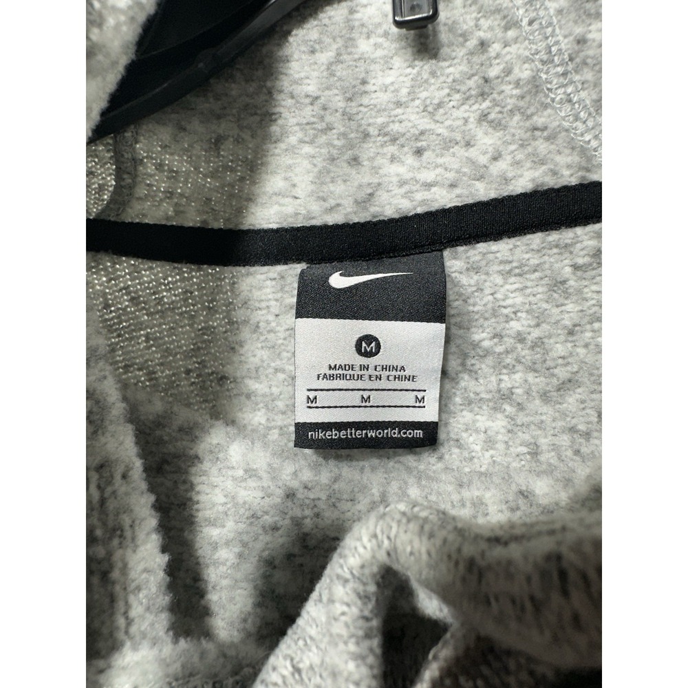 Nike Gray Funnel Neck Fleece Pullover Hoodie Women's Small - Picture 6 of 7